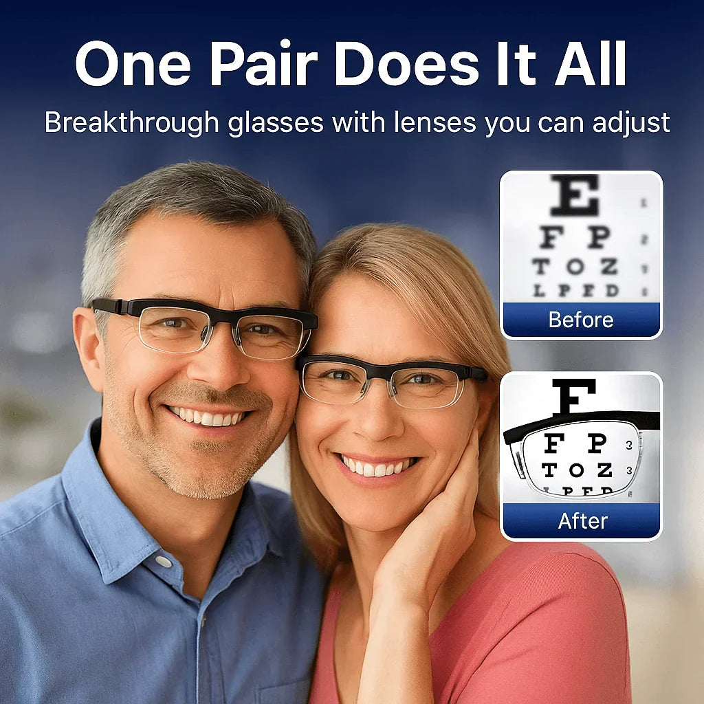 【ADJUSTABLE FOCUS GLASSES】See Every Moment Clearly With ODALIT!