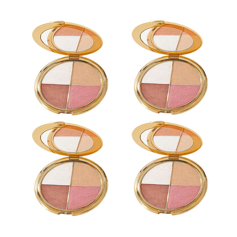 🌺Last 3 hours 60% off(only$12 per palette)⏰eye & cheek palette - eyeshadow and highlighter makeup (with Detachable Brush)