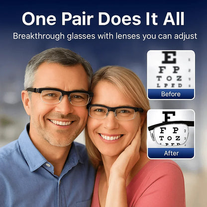 【ADJUSTABLE FOCUS GLASSES】See Every Moment Clearly With ODALIT!