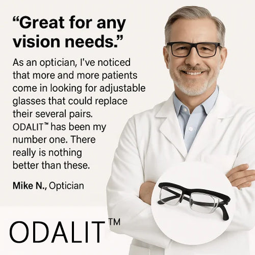 【ADJUSTABLE FOCUS GLASSES】See Every Moment Clearly With ODALIT!