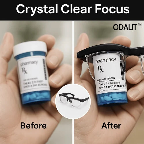 【ADJUSTABLE FOCUS GLASSES】See Every Moment Clearly With ODALIT!