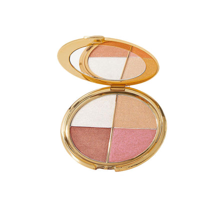 🌺Last 3 hours 60% off（only$12 per palette）⏰eye & cheek palette - eyeshadow and highlighter makeup (with Detachable Brush)
