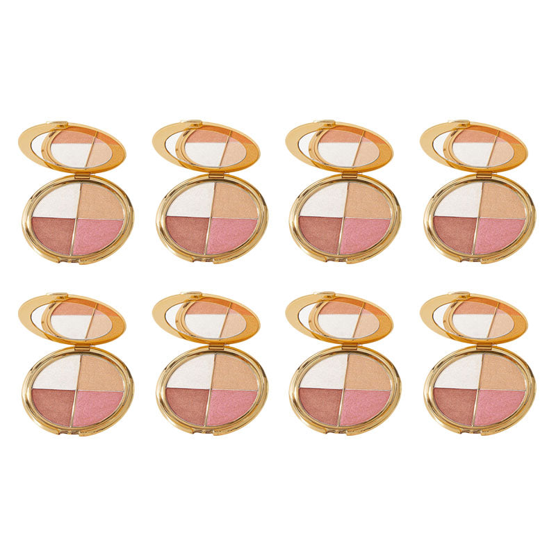 🌺Last 3 hours 60% off（only$12 per palette）⏰eye & cheek palette - eyeshadow and highlighter makeup (with Detachable Brush)
